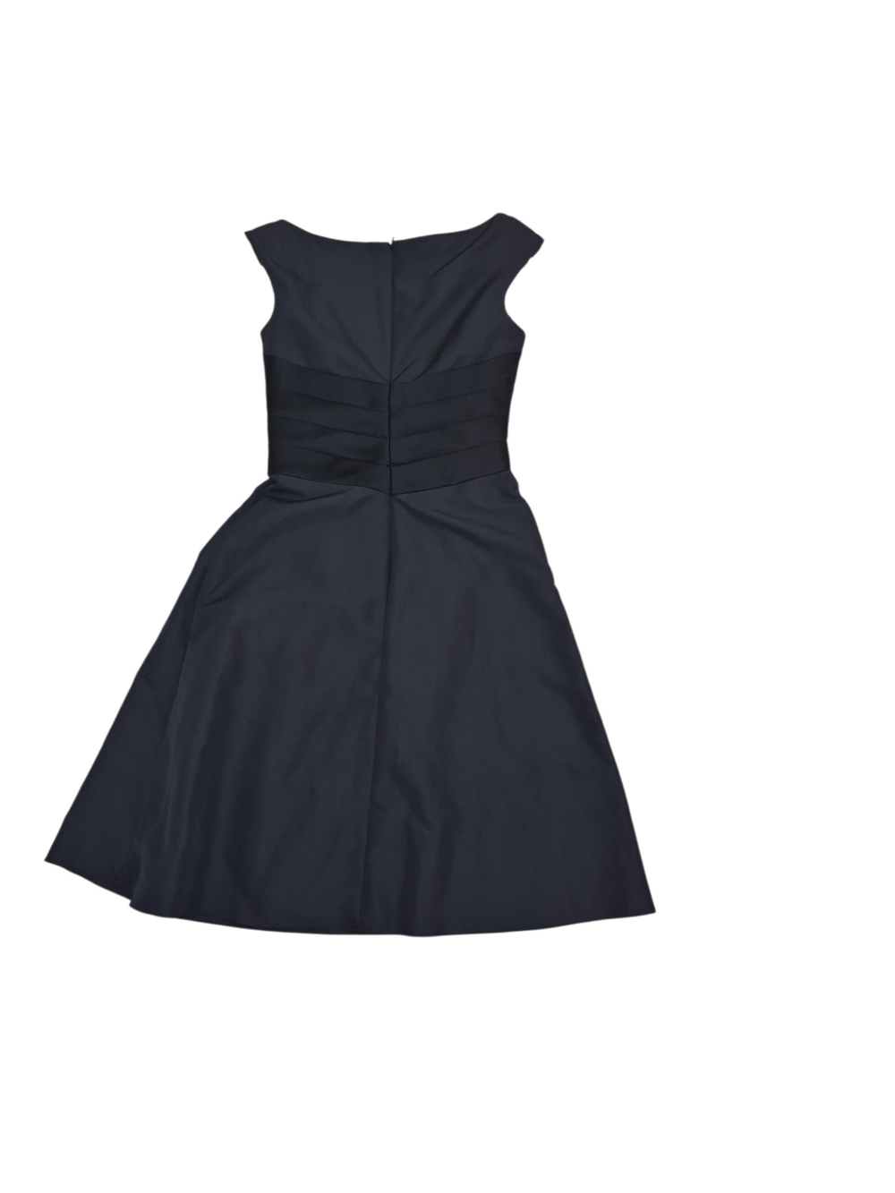 David's Bridal Black Bridesmaid Dress F13723